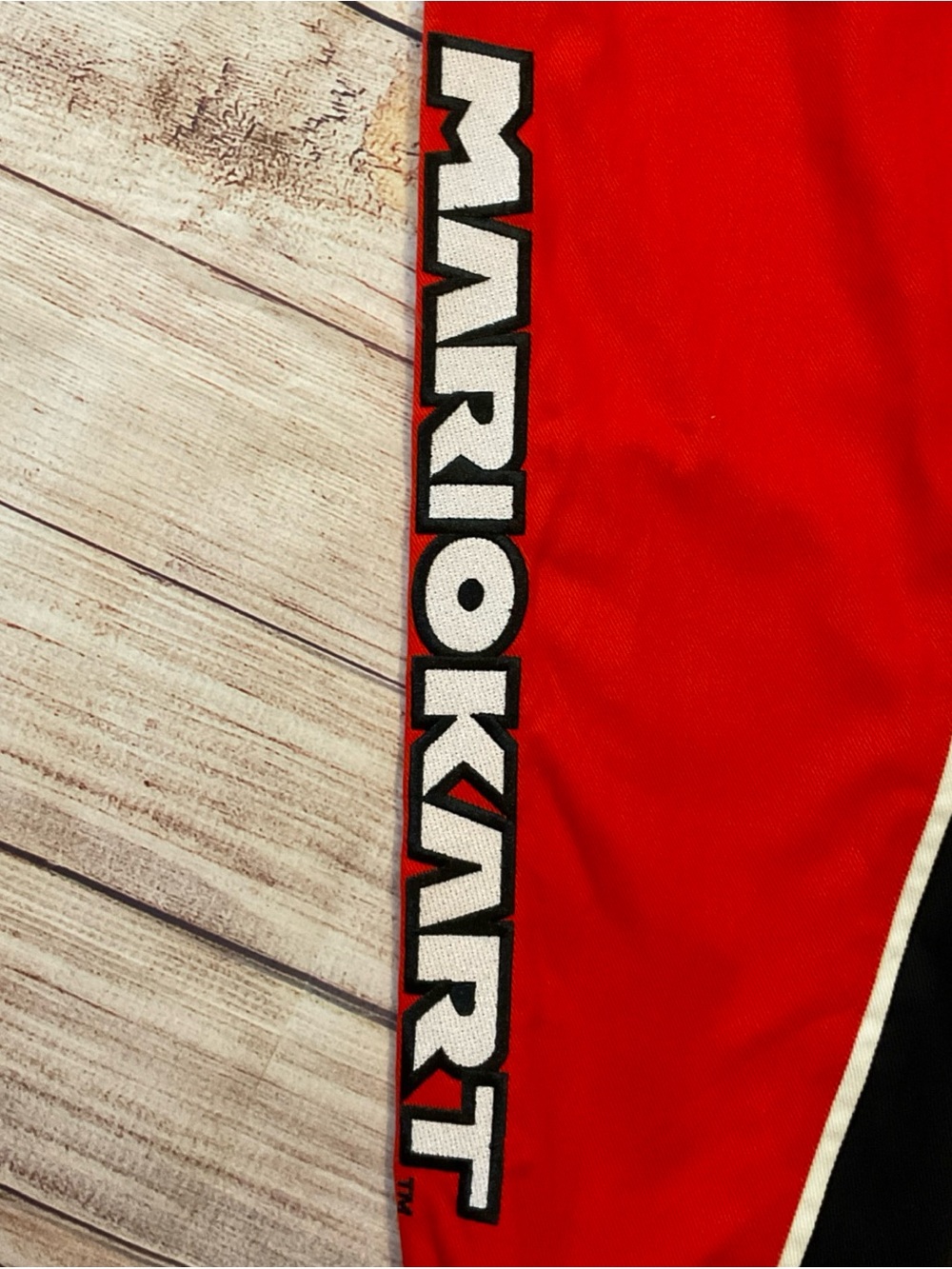 Target Red Mario Kart Racing Bomber Jacket - Picture 4 of 9